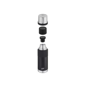 Termos Esbit Sculptor Vacuum Flask with sleeve 1 L black