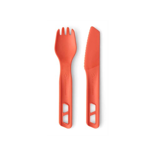 Sztućce Sea To Summit Passage Cutlery Set (2 Piece) Orange