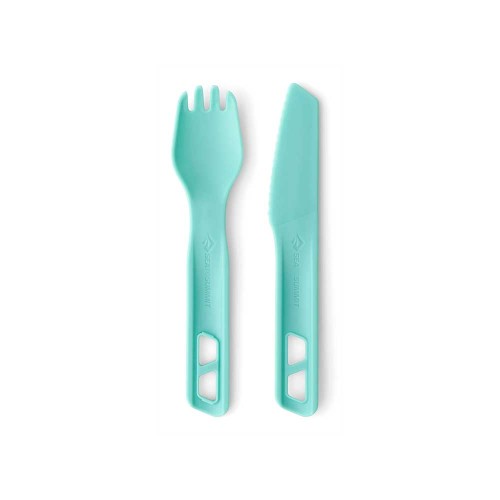Sztućce Sea To Summit Passage Cutlery Set (2 Piece) Blue