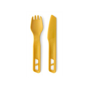 Sztućce Sea To Summit Passage Cutlery Set (2 Piece) Yellow