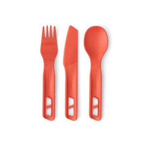 Sztućce Sea To Summit Passage Cutlery Set (3 Piece) Orange