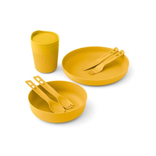 Zestaw naczyń Sea To Summit Passage Dinnerware Set 1 Person (7 Piece) Yellow