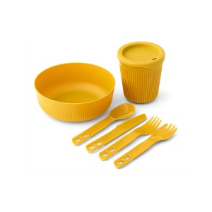 Zestaw naczyń Sea To Summit Passage Dinnerware Set 1 Person (6 Piece) Yellow