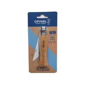 Nóż składany Opinel Inox Natural No. 9 blister