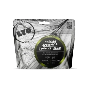 Liofilizowane danie LyoFood Kremowa zupa brokułowo-szpinakowa 60g (370g)