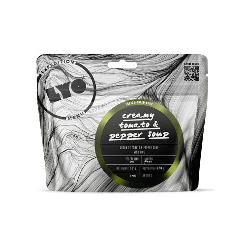 Liofilizowane danie LyoFood Kremowa zupa pomidorowa 60g (370g)
