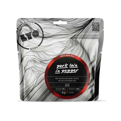 Liofilizowane danie LyoFood Schab w zielonym pieprzu 92g (500g)