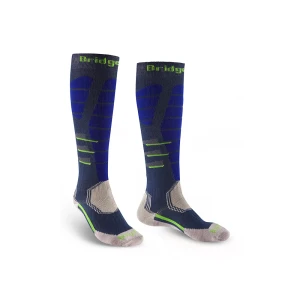 Skarpety narciarskie Bridgedale Ski Easy On Merino denim/blue L 44-47