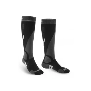Skarpety narciarskie Bridgedale Ski Lightweight Merino black/grey L 44-47