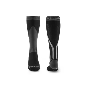 Skarpety narciarskie Bridgedale Ski Lightweight Merino black/grey L 44-47