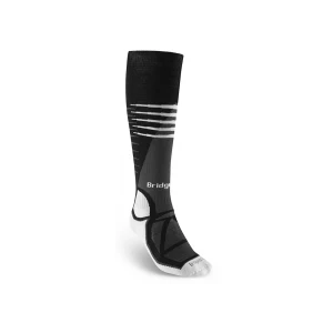 Skarpety narciarskie Bridgedale Ski Midweight Merino black/white L 44-47