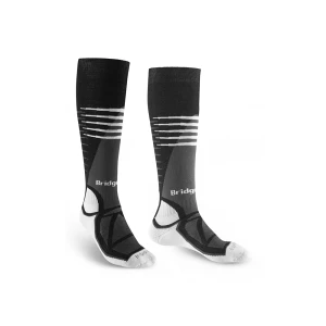 Skarpety narciarskie Bridgedale Ski Midweight Merino black/white L 44-47
