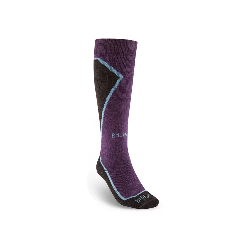 Skarpety narciarskie Bridgedale Ski Midweight+ Merino Lady dk purple S 35-37