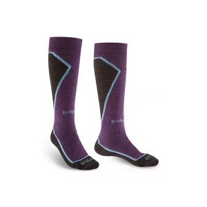 Skarpety narciarskie Bridgedale Ski Midweight+ Merino Lady dk purple S 35-37