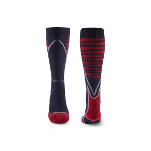 Skarpety narciarskie Bridgedale Ski Midweight+ Merino navy/red L 44-47