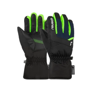 Rękawice Reusch Bennet R-TEX XT Junior black/dress blue/neon green 4