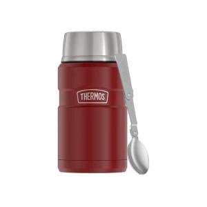 Termos obiadowy Thermos King Food Jar rustic red 0,71 L