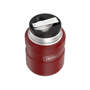 Termos obiadowy Thermos King Food Jar rustic red 0,47 L