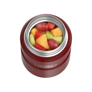 Termos obiadowy Thermos King Food Jar rustic red 0,47 L