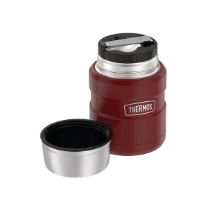 Termos obiadowy Thermos King Food Jar rustic red 0,47 L