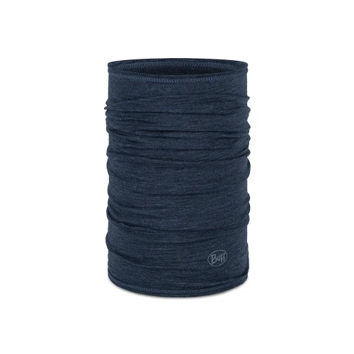 Chusta Buff Lightweight Merino Wool Solid Night Blue