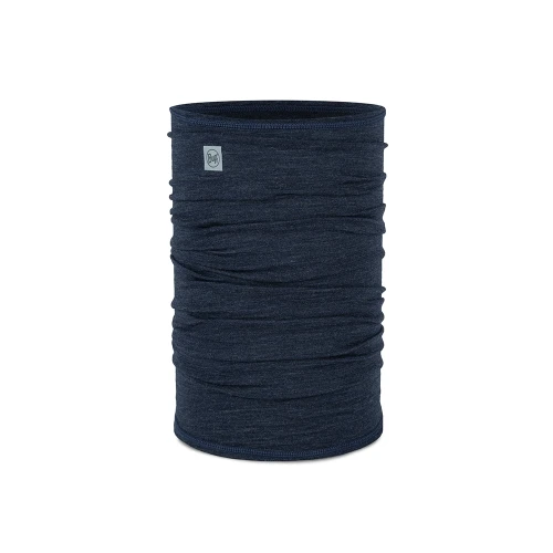 Chusta Buff Lightweight Merino Wool Solid Night Blue