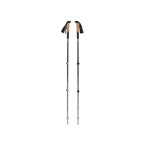 Kije trekkingowe Black Diamond Pursuit Shock Steel Grey-Foam Green M/L