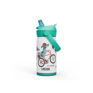 Butelka termiczna Camelbak Thrive Flip Straw Kids Vacuum Insulated Stainless Steel 0,35 L Biking Dogs