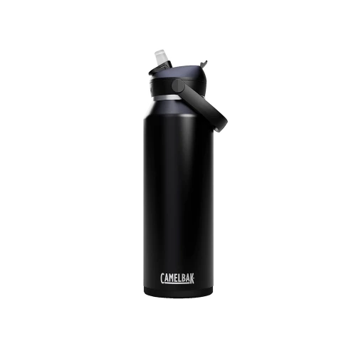 Butelka termiczna Camelbak Thrive Flip Straw Vacuum Insulated Stainless Steel 1,2 L Black
