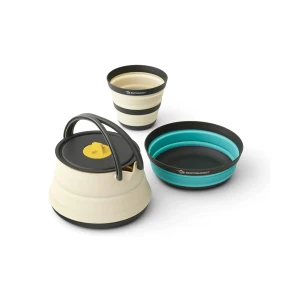 Zestaw Sea To Summit Frontier Ultralight Collapsible Kettle Cook Set - [3 Piece] 1.1L Kettle, Cup & Bowl