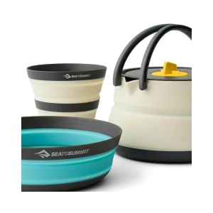Zestaw Sea To Summit Frontier Ultralight Collapsible Kettle Cook Set - [3 Piece] 1.1L Kettle, Cup & Bowl