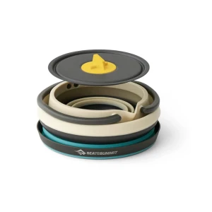 Zestaw Sea To Summit Frontier Ultralight Collapsible Kettle Cook Set - [3 Piece] 1.1L Kettle, Cup & Bowl