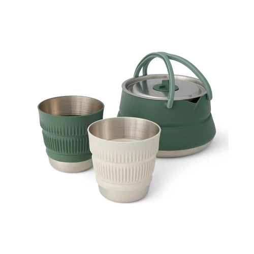 Zestaw Sea To Summit Detour Stainless Steel Kettle Cook Set - [3 Piece] 1.6L Kettle