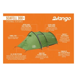 Namiot Vango Scafell 300 Plus Pamir Green