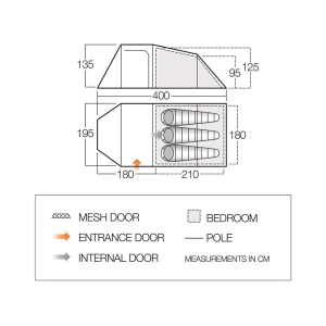 Namiot Vango Skye 300 Deep Blue