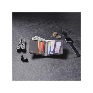 Portfel Lifeventure RFID Compact Wallet Recycled Grey