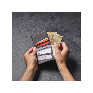 Portfel Lifeventure RFID Compact Wallet Recycled Grey