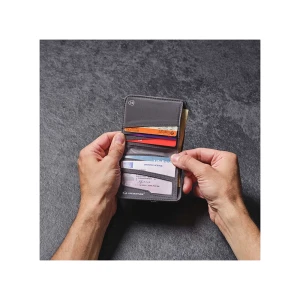Portfel Lifeventure RFID Compact Wallet Recycled Grey