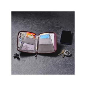 Portfel Lifeventure RFID Mini Travel Wallet Recycled Plum