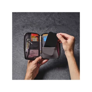 Portfel Lifeventure RFID Mini Travel Wallet Recycled Grey
