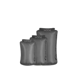 Zestaw worków Lifeventure Ultralight DryBag Multipack (5L, 10L, 25L) Grey