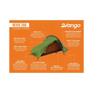 Namiot Vango Nevis 200 Pamir Green