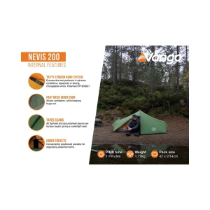 Namiot Vango Nevis 200 Pamir Green
