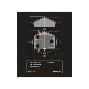 Namiot Vango Nevis 300 Pamir Green