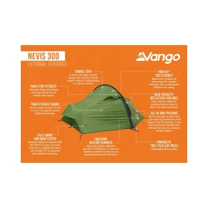 Namiot Vango Nevis 300 Pamir Green