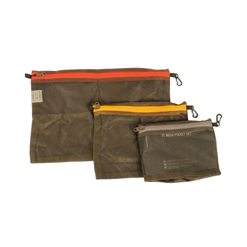 Zestaw organizerów Tasmanian Tiger Mesh Pocket Set olive