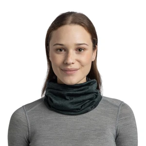Chusta Buff Lightweight Merino Wool Multistripes Forest