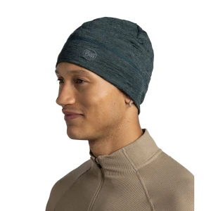 Czapka Buff Lightweight Merino Wool Beanie MULTISTRIPES FOREST