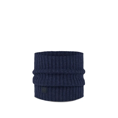 Komin Buff Knitted Merino Wool Neckwarmer Norval Midnight