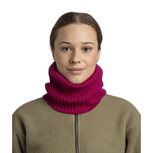 Komin Buff Knitted Merino Wool Neckwarmer Norval Orchid